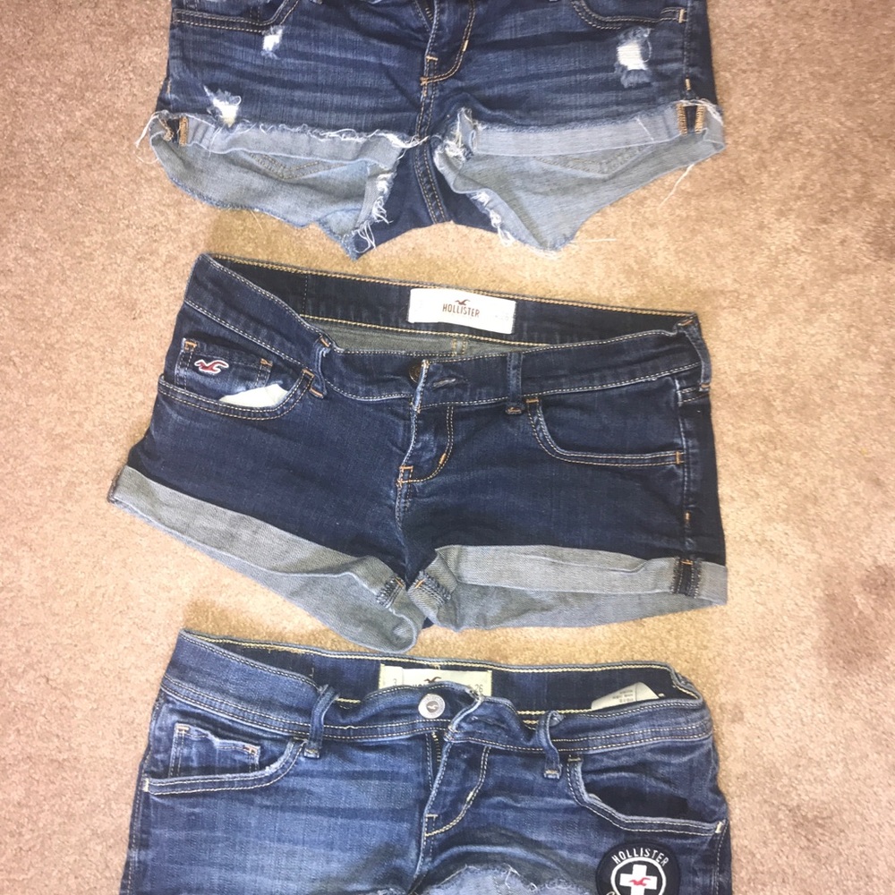 Hollister, Jean Shorts, Size 3